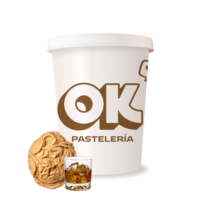 Helado italiano Crema al whisky